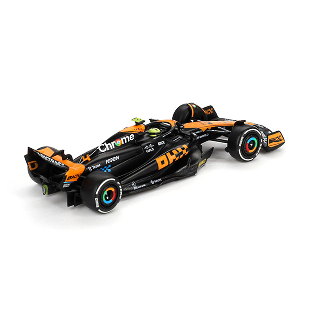 MINI GT McLaren MCL60 #4 – Lando Norris – 2023 F1 Japanese GP 2nd Place – Lando Norris
