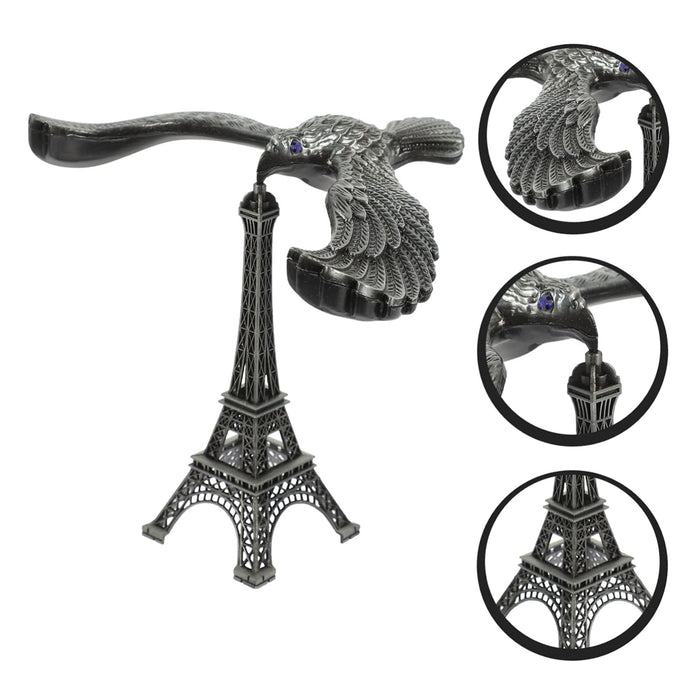 Metal Self Balancing Eagle With Eiffel Tower