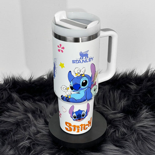 40oz Stitch Stainless Steel Vacuum Insulated Tumbler 🚢Free Shipping🚢