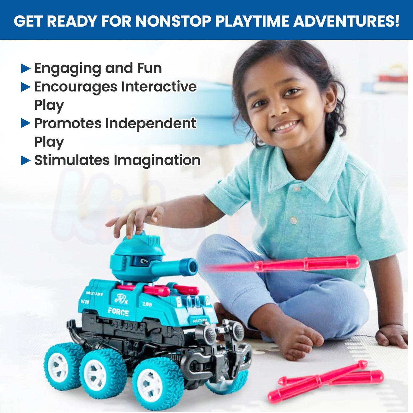 Pull-Back Transform Fighter Truck ( SET OF 3)