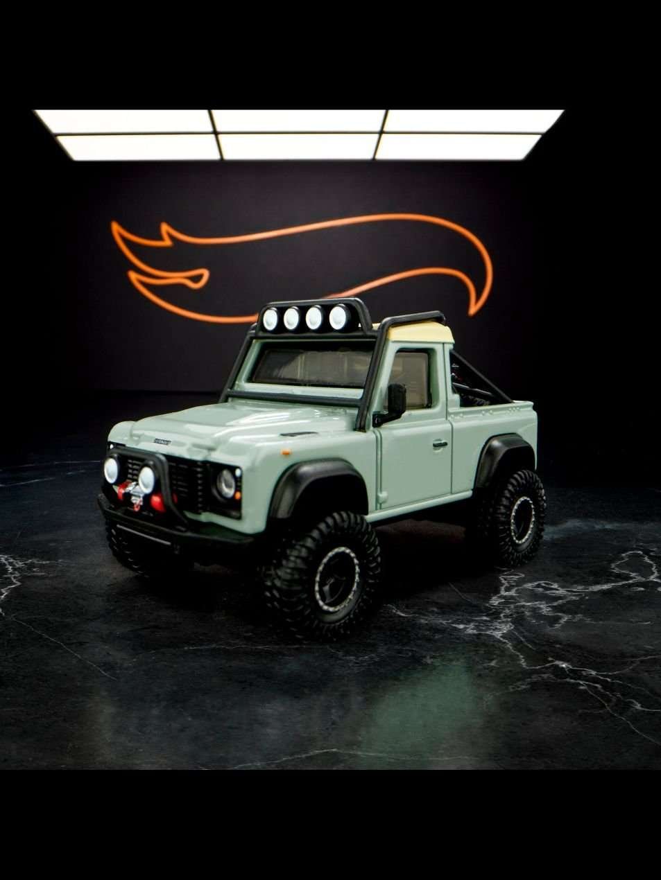 Hotwheels Elite 64 Series Land Rover Defender 90 Pickup (with protector) imported rlc 1:64 Scale