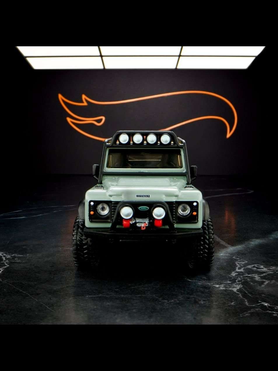 Hotwheels Elite 64 Series Land Rover Defender 90 Pickup (with protector) imported rlc 1:64 Scale