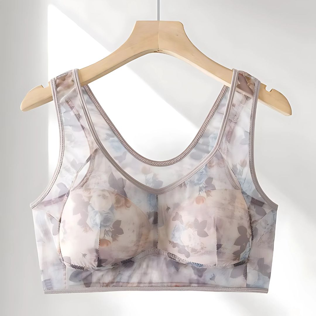 Pack Of 6 Ice Silk Lace Cooling Summer Bra