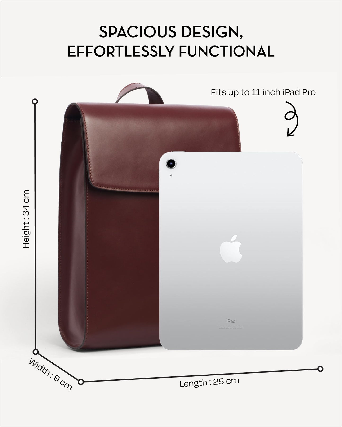 Valencia Backpack - Burgundy