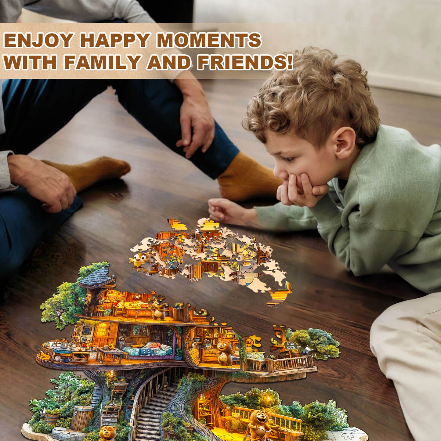 Bear House Wooden Jigsaw Puzzle