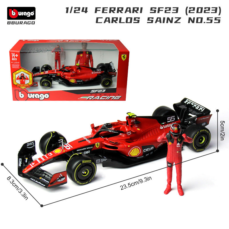 1:24 Ferrari 2023 SF23 Carlos Sainz #55 - Figure