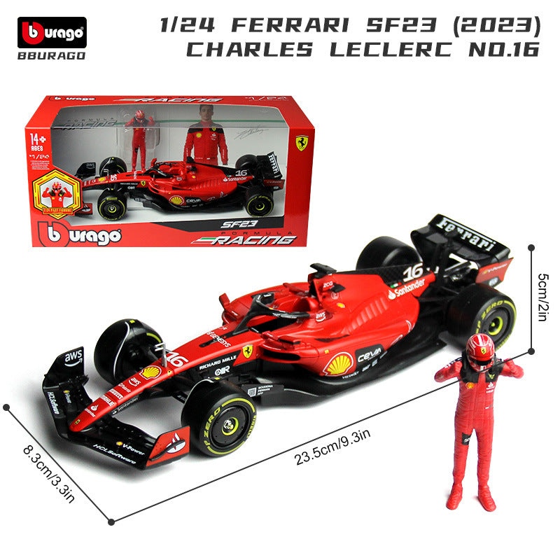 1:24 Ferrari 2023 SF23 Charles Leclerc #16 - Figure