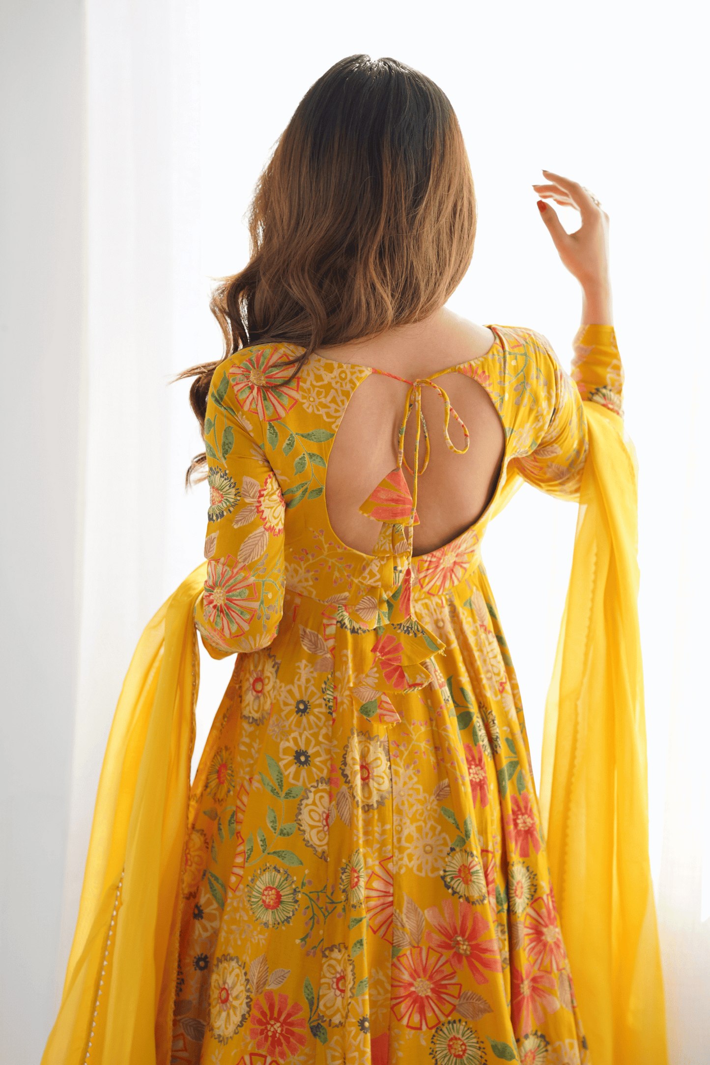 Floral Embroidered Sharara Suit