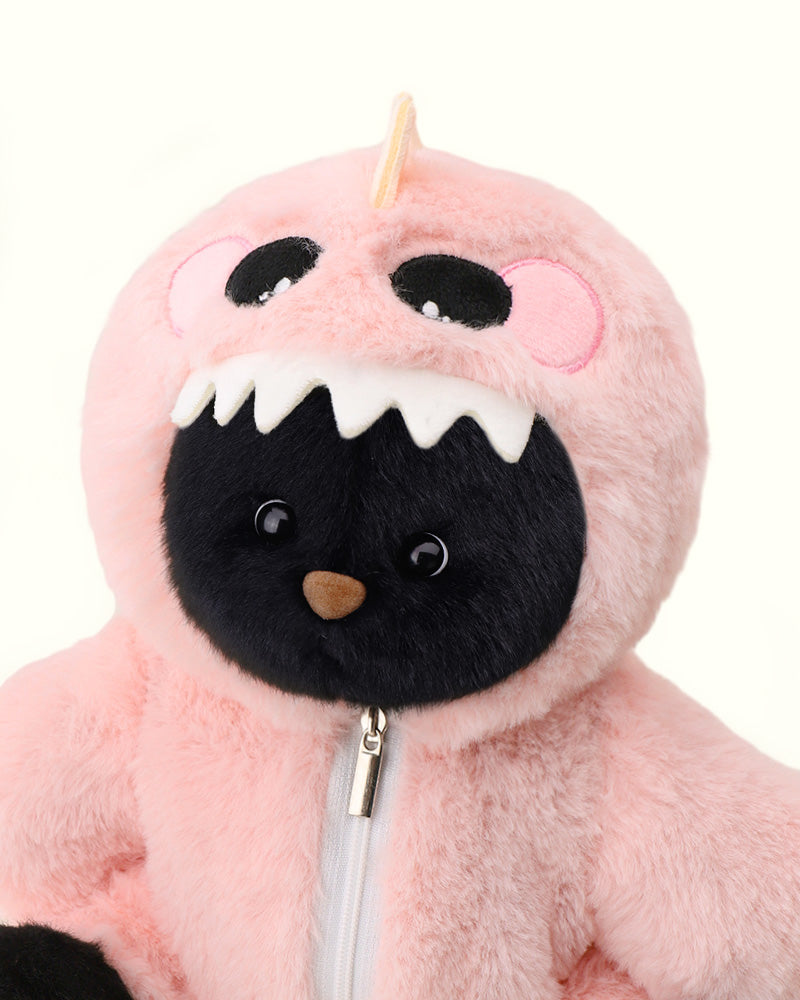 Getahug Furry Dino Bear | Handmade Jointed Teddy Bear Gift
