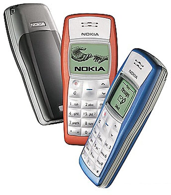 Nokia 1100 (Single Sim, 1.2 Inches Display, Assorted Color)