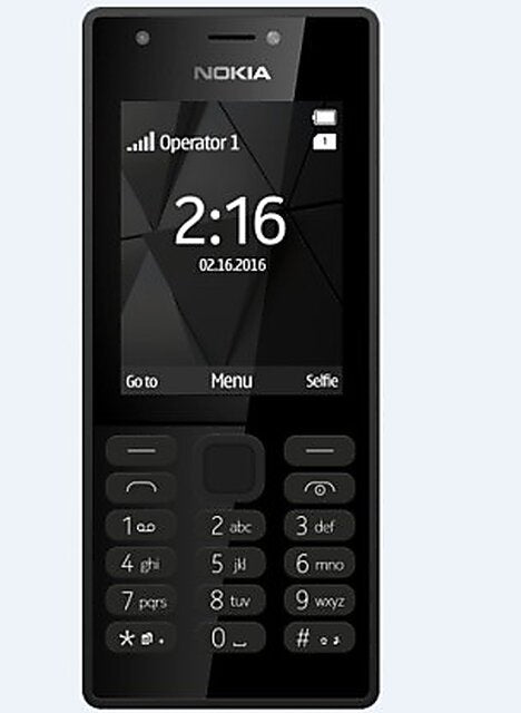 Nokia 216 (Black, Dual Sim, 2.4 inch Display)