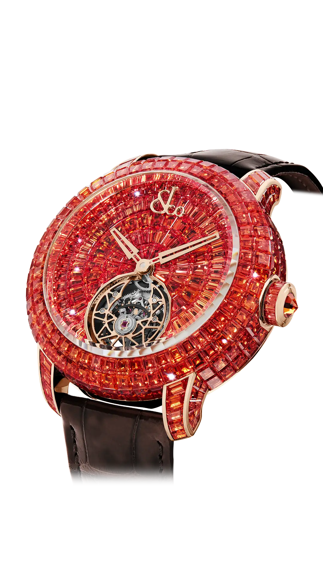 Caviar Tourbillon | Orange Sapphires Jacob & Co.