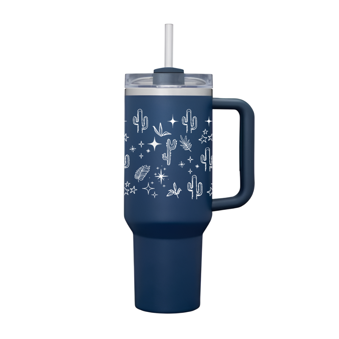 Minimal Boho Line Art Tumbler