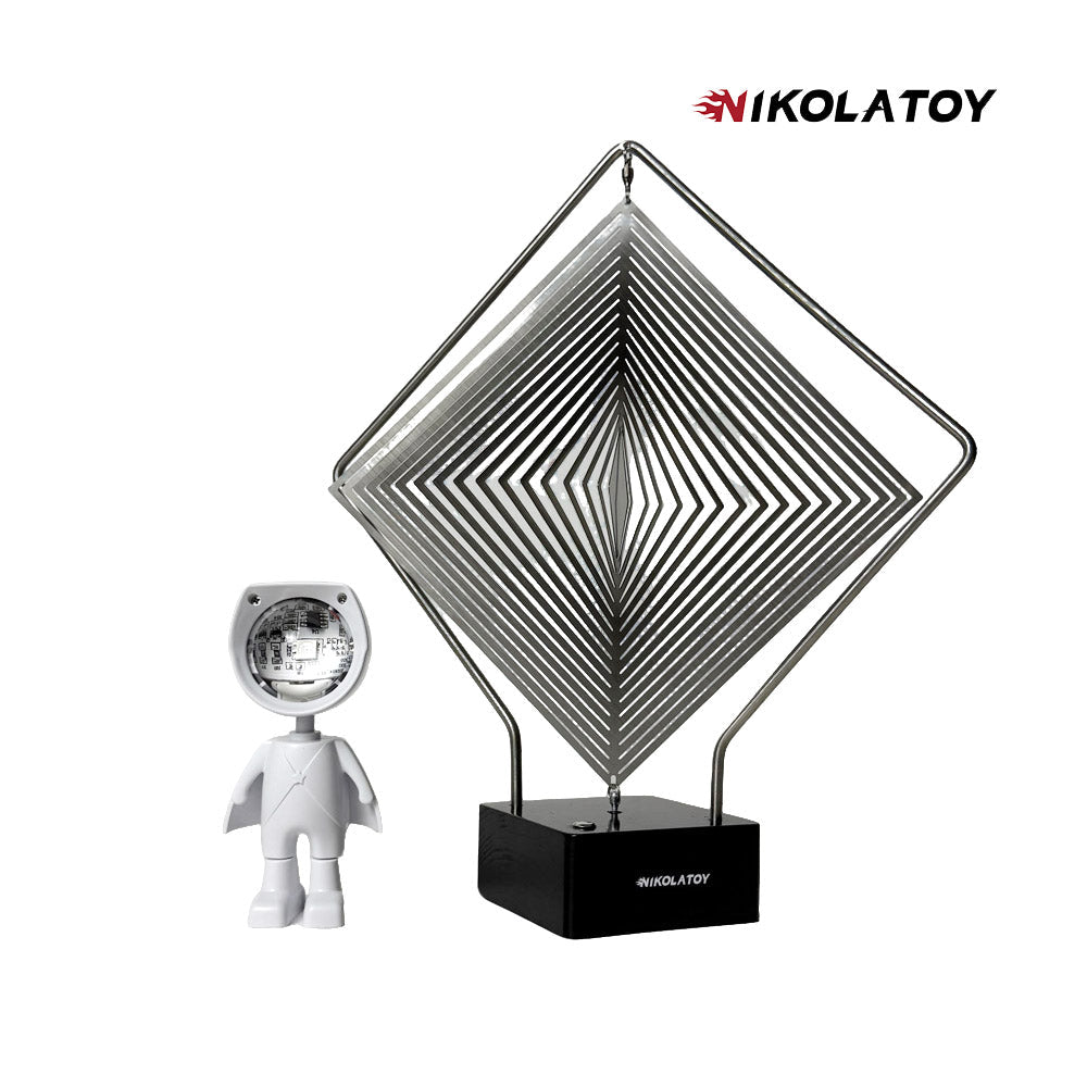 NIKOLATOY®Art of Light - Mechanical Square Wave Set (including ambient lighting)