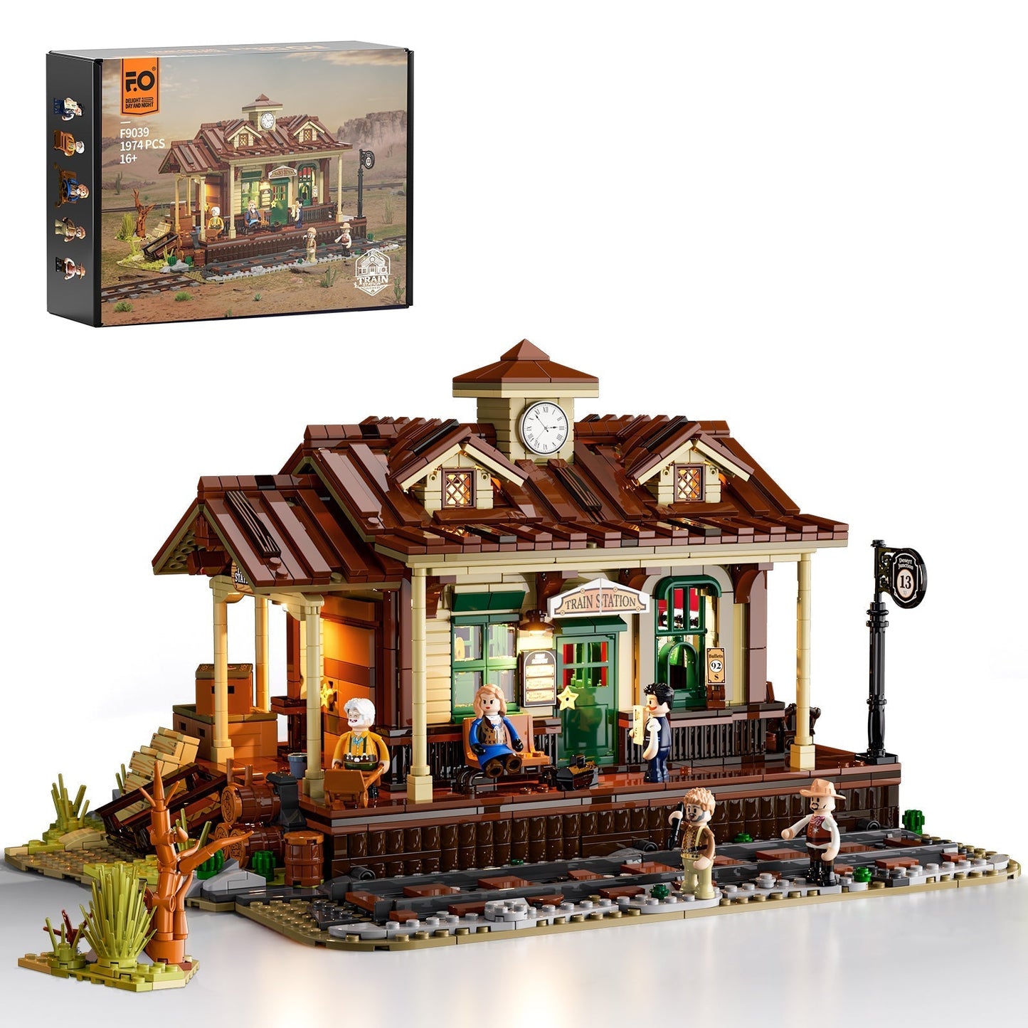West Train Station Block Set™