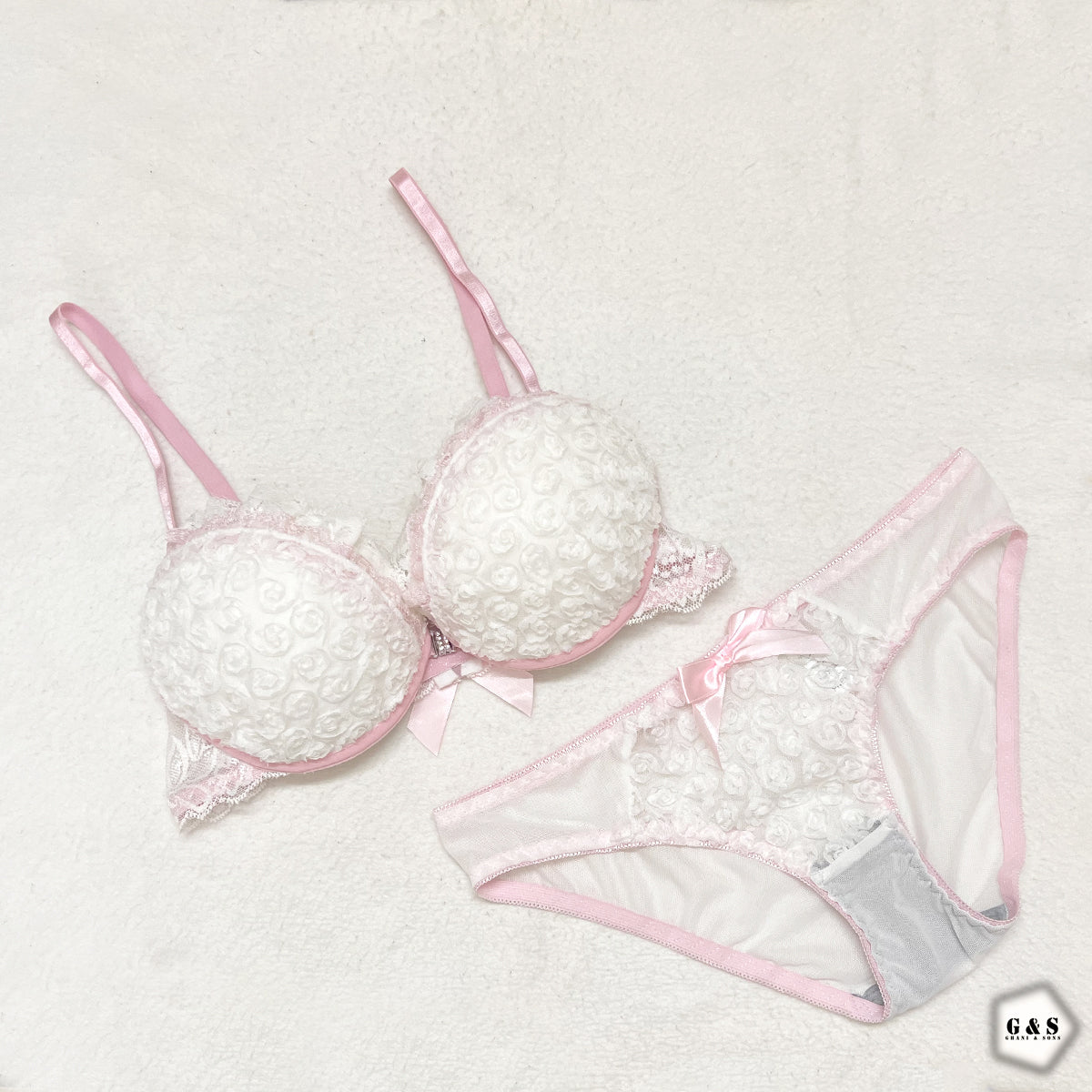 Beautiful Front Open Bra & Panty Sets (Pack Of 2)