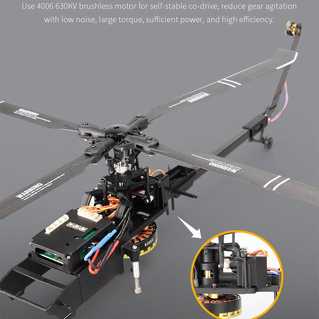 YU XIANG YXZNRC F09-V Blackhawk RC Helicopter 1/47 Scale 2.4G 6CH Dual Brushless Direct Drive Flybarless 6G/3D Stunt Model