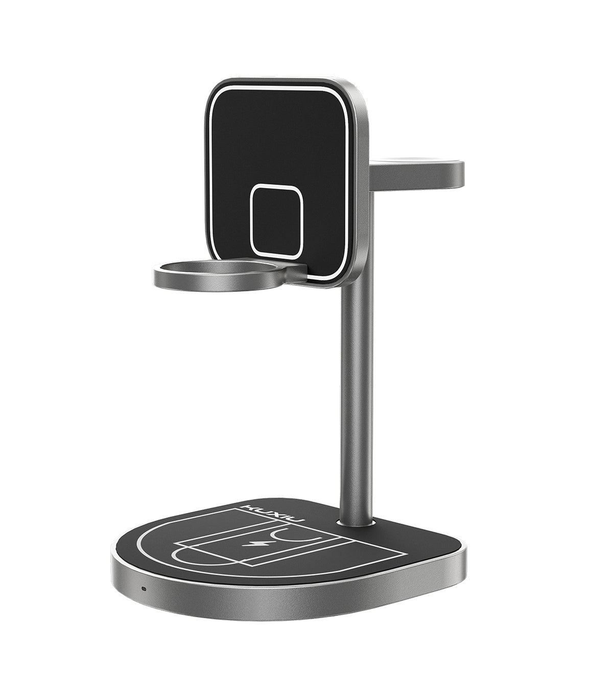 3-Point Power Creative 3-in-1 MagSafe Charging Stand - Black
