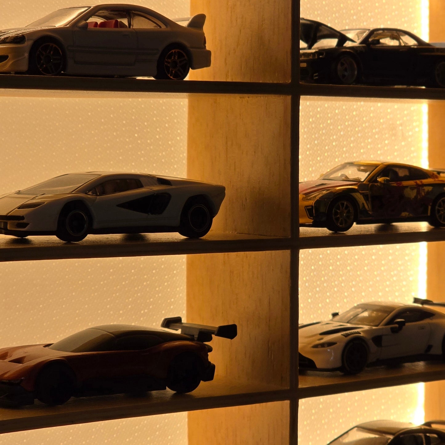 Exclusive Drop Wooden LED Hot Wheels Organizer Don't Miss Out
