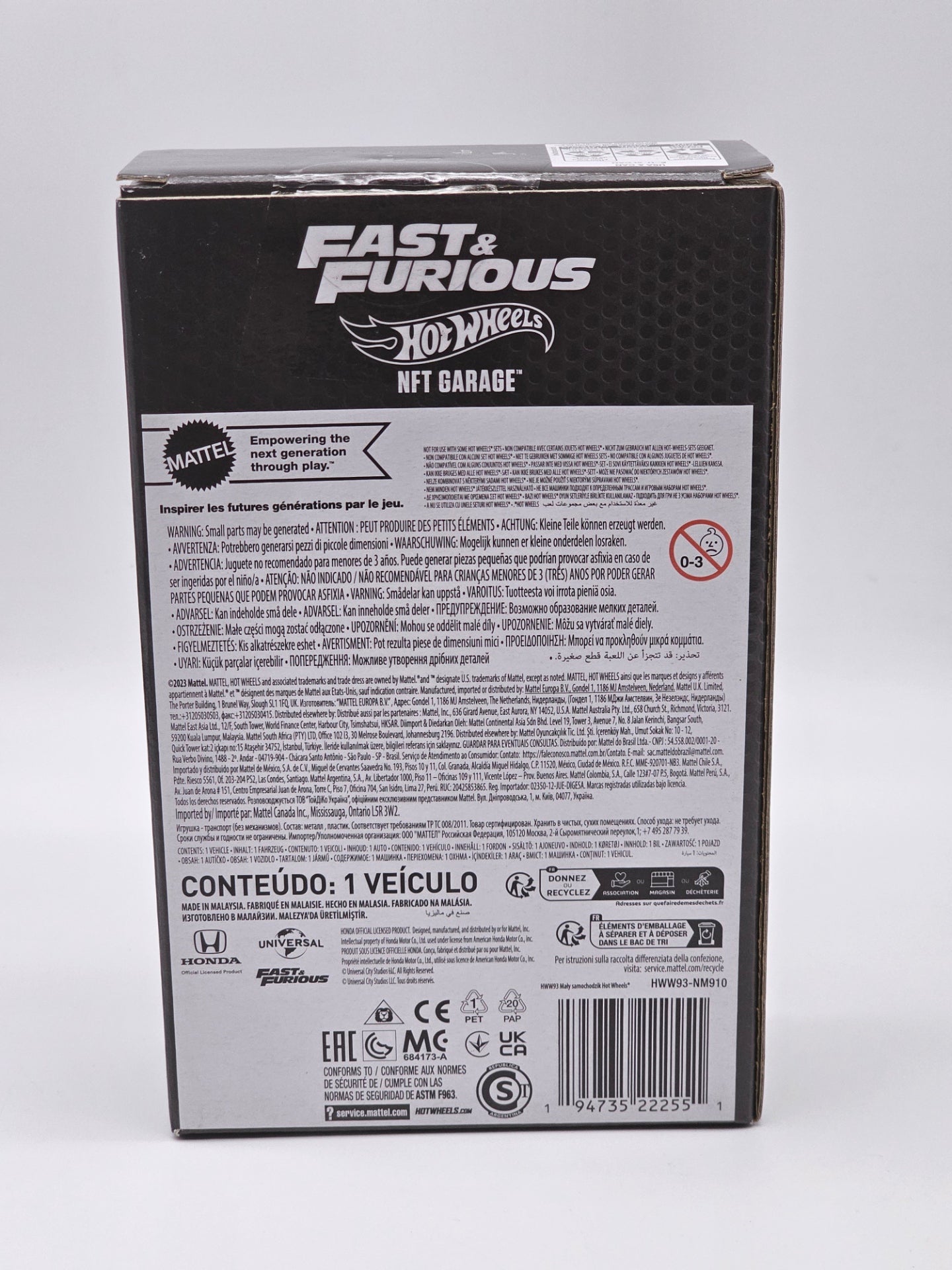 Hot Wheels 2020 Premium Fast And Furious Quick Shifters Honda S2000 Pink