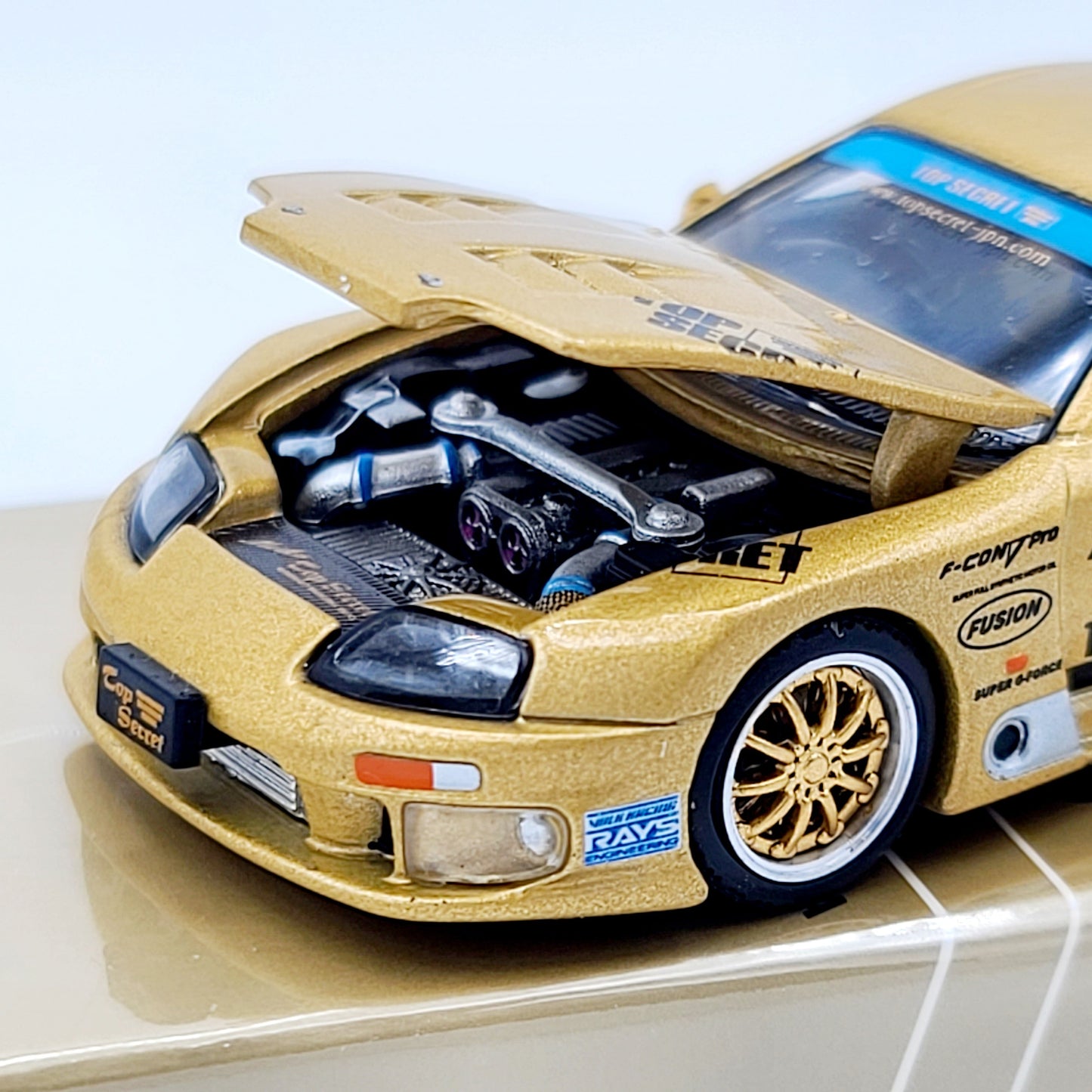Pop Race Top Secret GT300 Supra - 1:64 scale