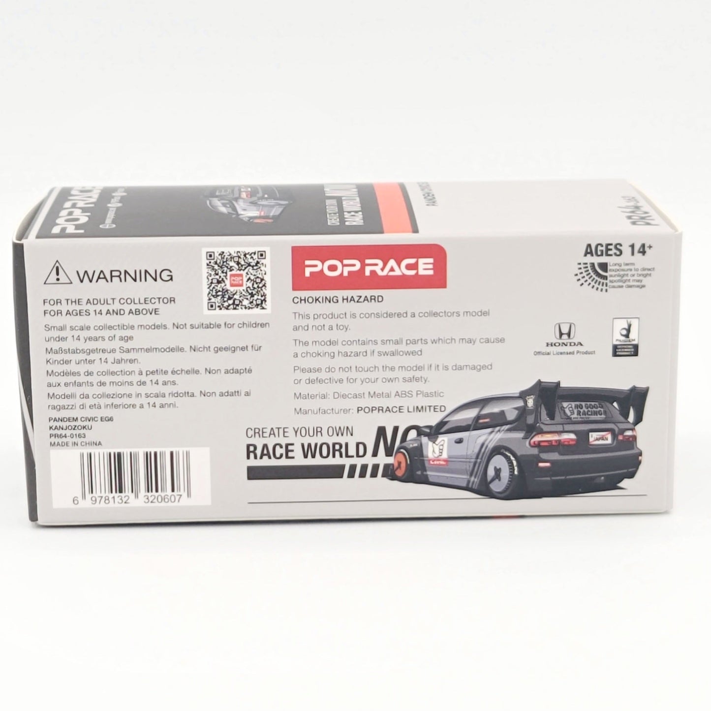 Pop Race Pandem Honda Civic EG6 - 1:64