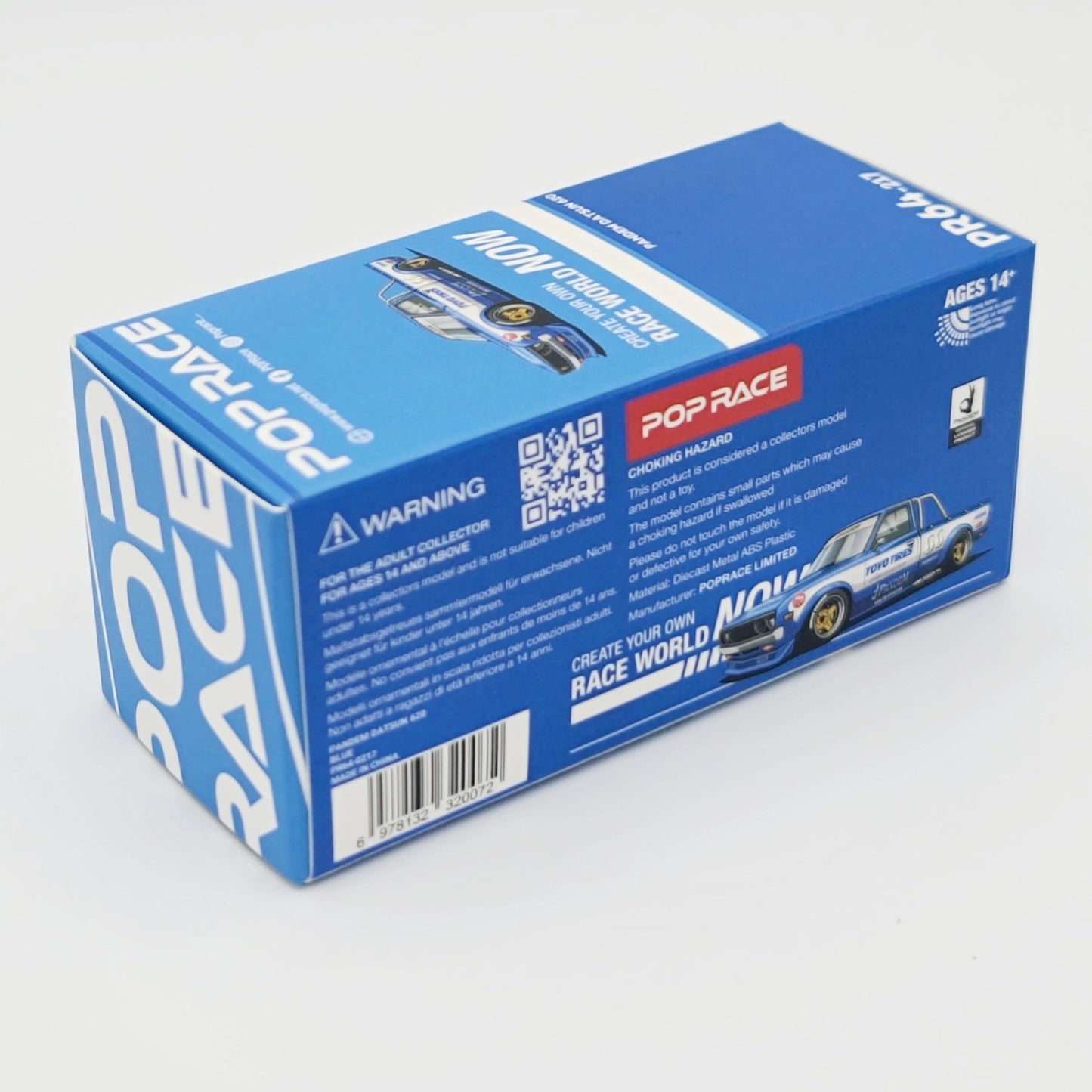 Pop Race Pandem Datsun 620 Pickup - 1:64, Toyo Tires