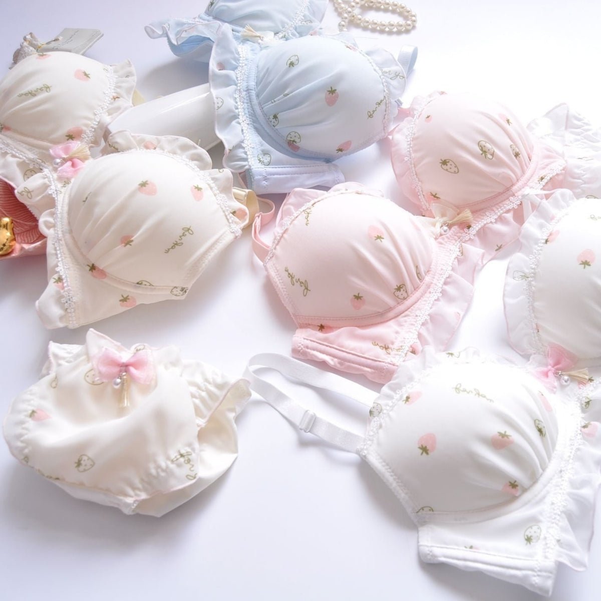(Pack of 6) Women's Bra Panty Lingerie Set for Girl's Combo | L-04