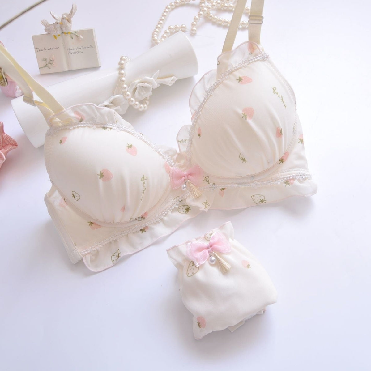 (Pack of 6) Women's Bra Panty Lingerie Set for Girl's Combo | L-04