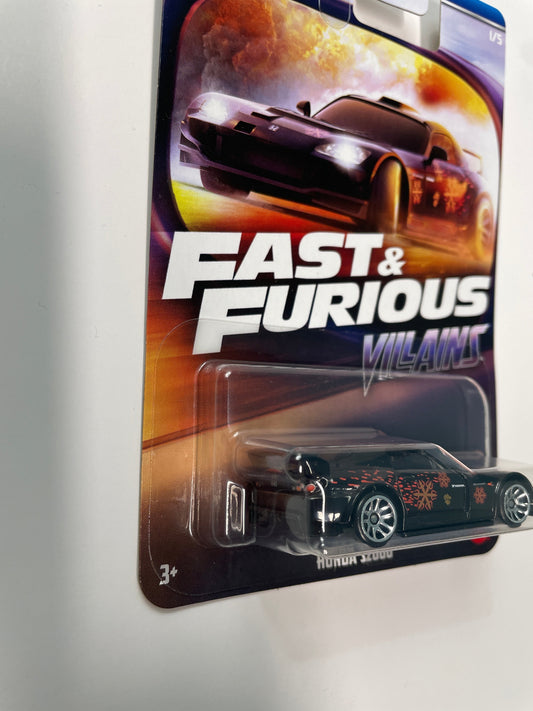 Hot Wheels 1/64 Fast And Furious Villains Honda S2000 Black