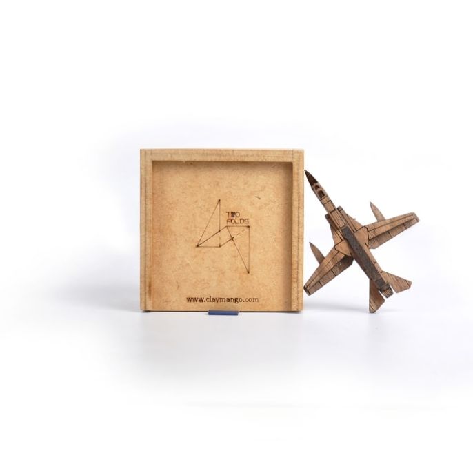 MIKOYAN MIG-27 Wooden Brooch