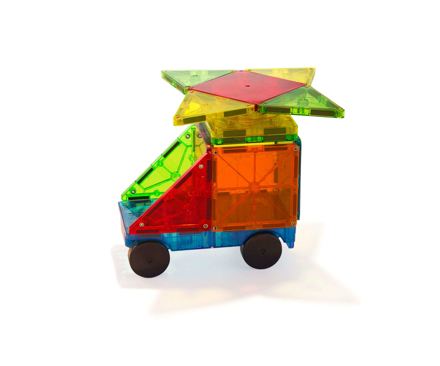 Metropolis Clear Colors 110-Piece Set | Magna-Tiles®