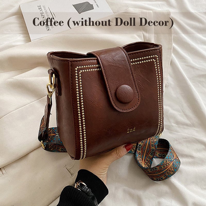 🎁LAST DAY SALE👜Vintage Fashion Bag with Adjustable Wider Shoulder Strap