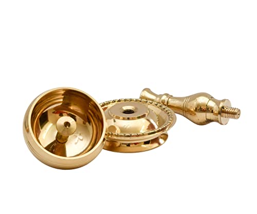 Pure Brass Udupi Nanda Bowl Long Table Diya