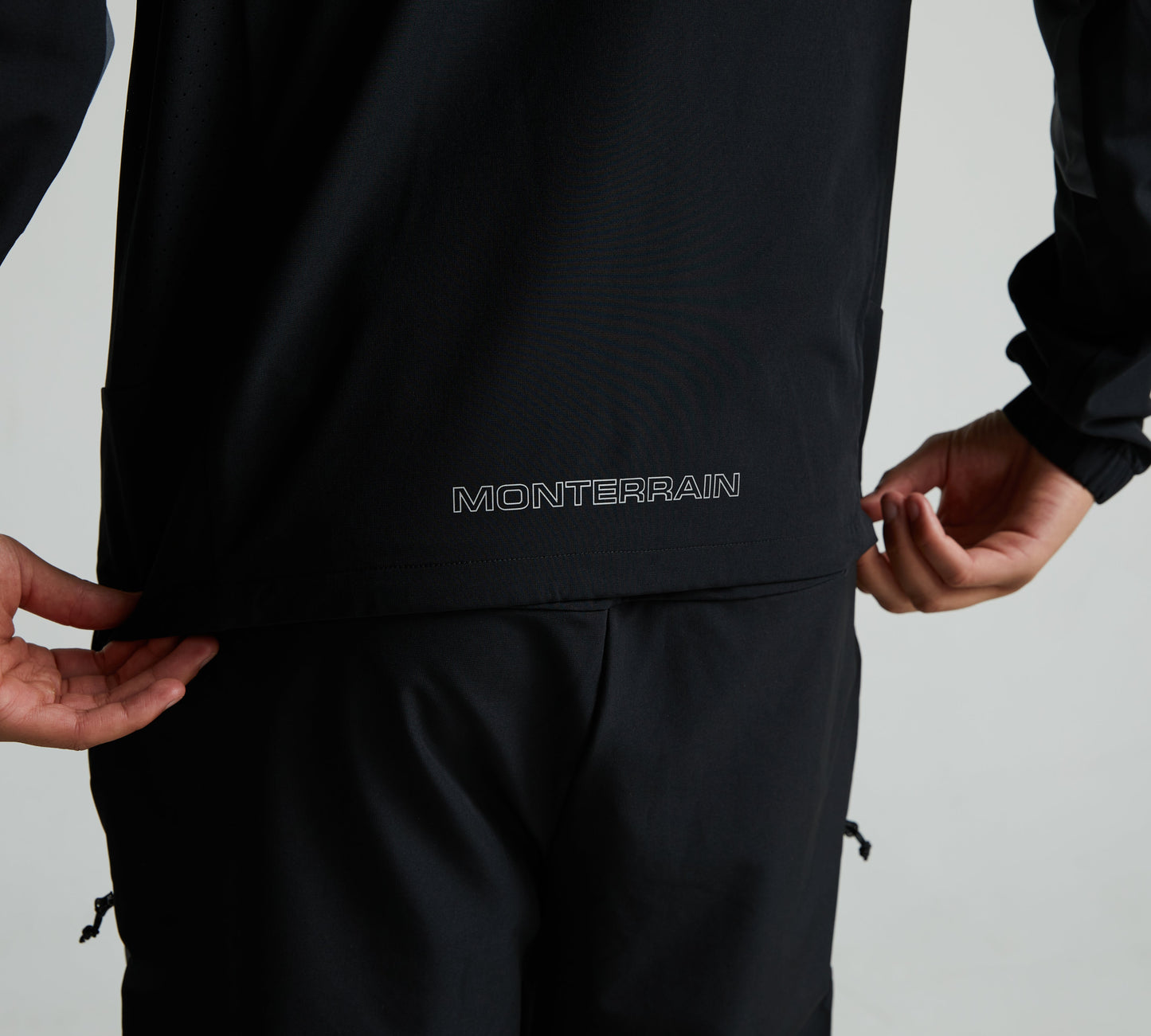 Monterrain Orbit Woven Black Tracksuit - Jacket / Pant