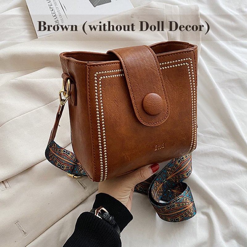🎁LAST DAY SALE👜Vintage Fashion Bag with Adjustable Wider Shoulder Strap