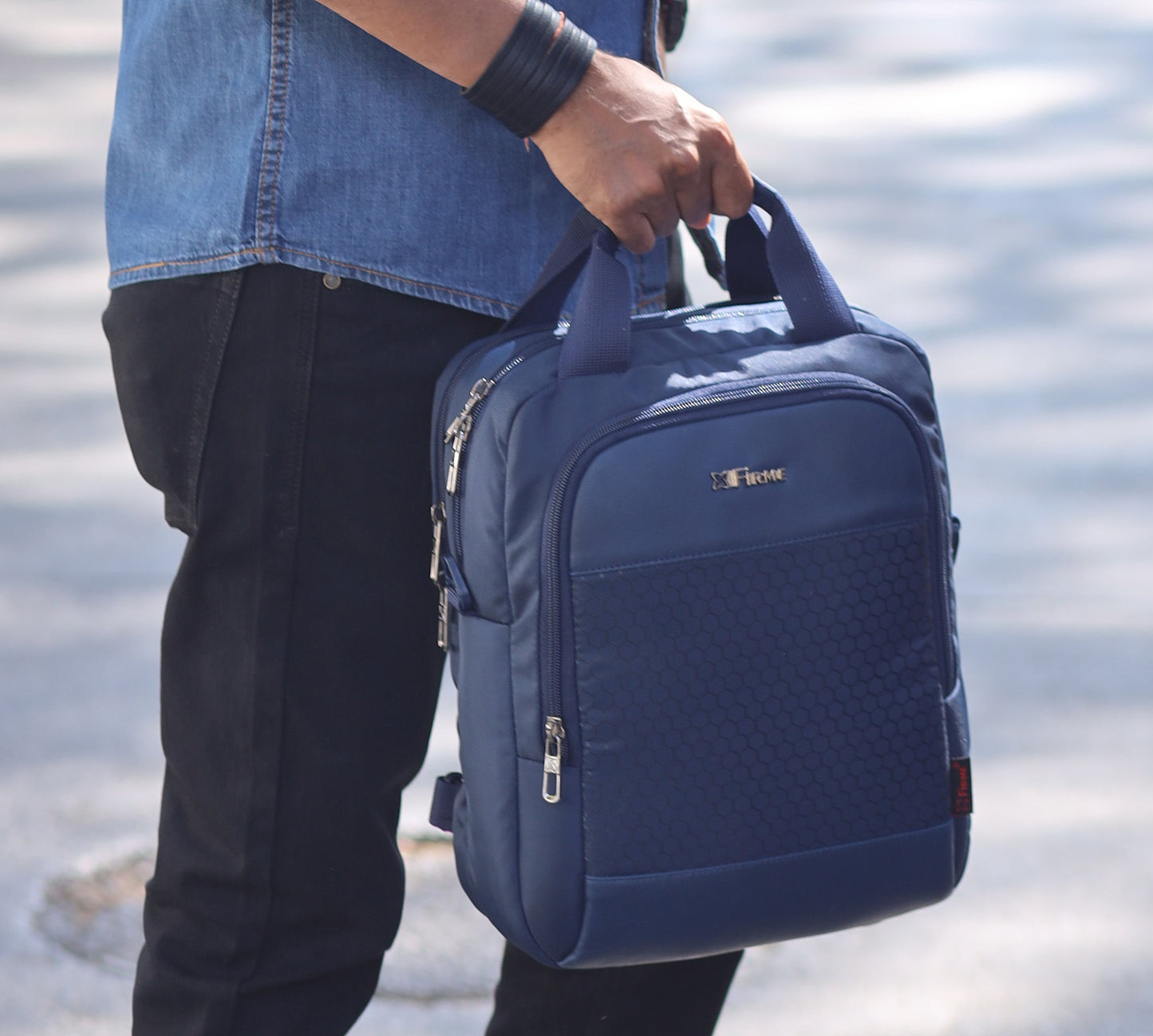 Firme Hive 2 In 1 BackPack Men - Convertible Backpack For Office