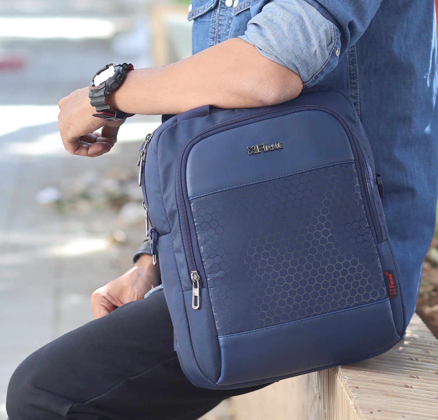 Firme Hive 2 In 1 BackPack Men - Convertible Backpack For Office