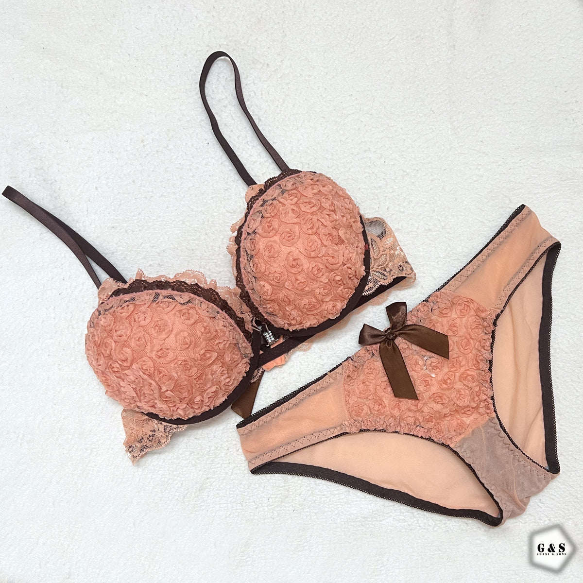 Beautiful Front Open Bra & Panty Sets (Pack Of 2)
