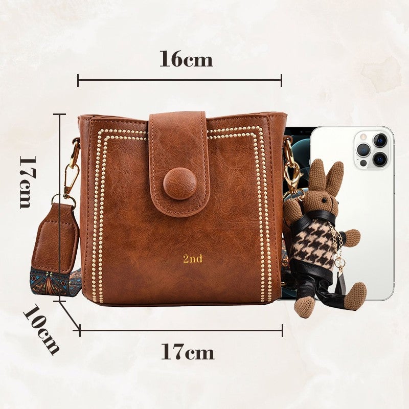 🎁LAST DAY SALE👜Vintage Fashion Bag with Adjustable Wider Shoulder Strap