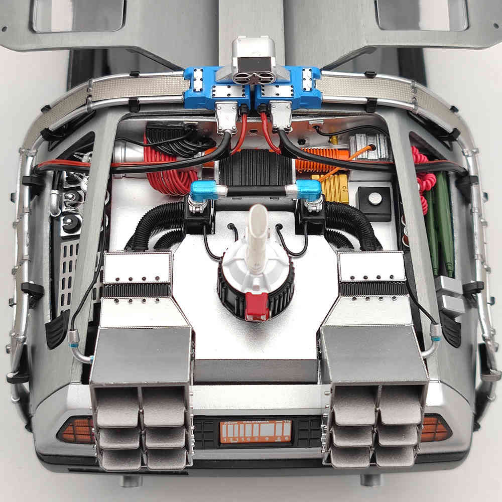 Hot Wheels 1/18 Elite Back To The Future Time Machine BCJ97 Diecast Model Car Collection Auto Gift In stock