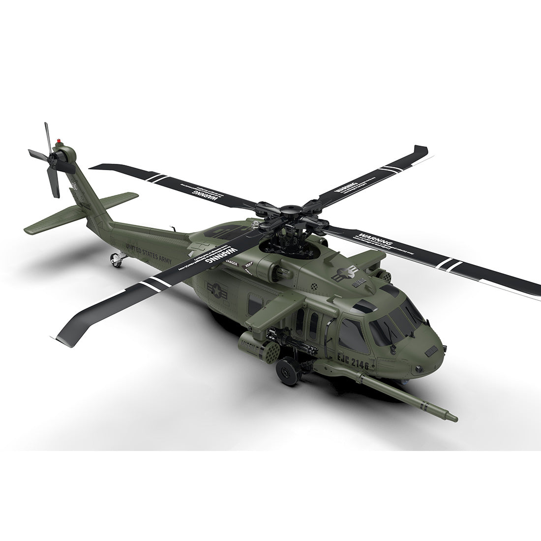 YU XIANG YXZNRC F09-V Blackhawk RC Helicopter 1/47 Scale 2.4G 6CH Dual Brushless Direct Drive Flybarless 6G/3D Stunt Model