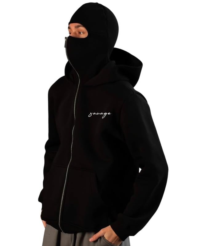 BALACLAVA ZIPPER HOODIE