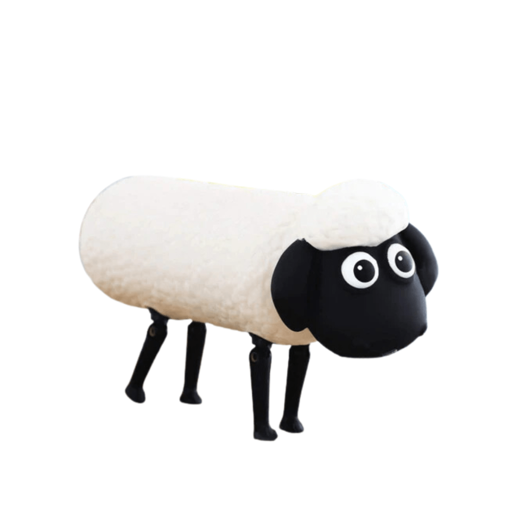 Cute Sheep Glass Water Bottle