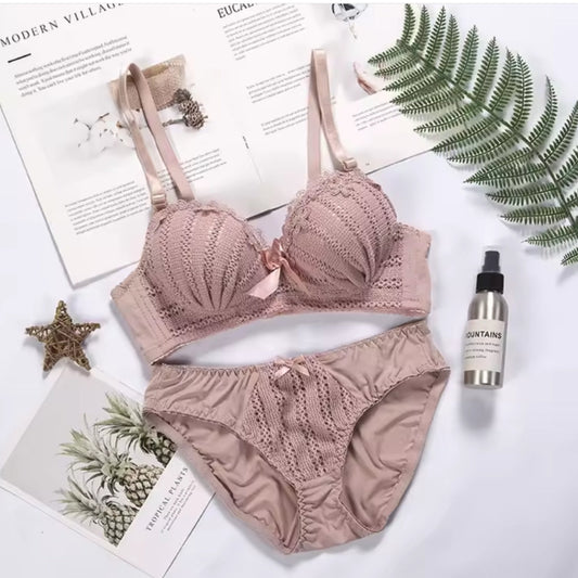 (Pack of 6) Women's Bra Panty Lingerie Set for Girl's Combo | L-09