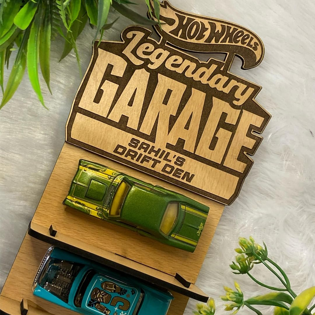 5-Story Wooden Display Garage for Diecast Cars