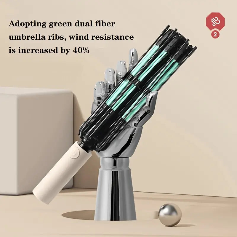 Premium Reverse Auto Umbrella with Double Skeleton & Night Reflector