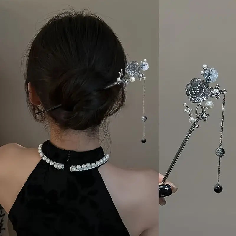 5pcs Vintage Elegant Metal Hair Sticks
