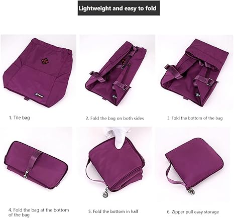 Foldable Large Capacity Dry-Wet Separation Travel Sports Backpack