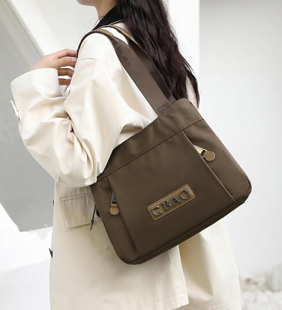 French Nylon Crossbody Bag
